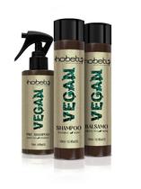 Kit Hobety Vegan Shampoo 300Ml Balsamo 300G PreShampoo 150Ml