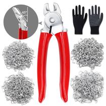 Kit Hog Rings Ruibapa, 500 unidades com alicate dobrado para gaiolas de animais