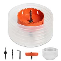 Kit Hole Saw Storystore de 10 cm para luzes embutidas com depósito de poeira