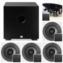 Kit Home 5.1 AAT - 1cx NQ6 A100+4 NQ6100 +Sub 10 Cor Preto Kit Home 5.1 AAT - 1cx NQ6 A100+4 NQ6100 +Sub 10 Cor Preto