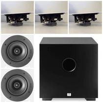 Kit Home 5.1 AAT - 3 cxs NQ6 A100+2 NQ6100+Subwoofer Cube 10