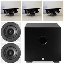 Kit Home 5.1 AAT -3 cxs NQ6 A100 + 2cxs NQ6100 + Sub Cube 8