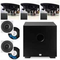 Kit Home 7.1 AAT - 3 Cxs NQ6 A100+ 4 NQ6100+ Sub 8 Cor Preto Kit Home 7.1 AAT - 3 Cxs NQ6 A100+ 4 NQ6100+ Sub 8 Cor Preto