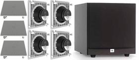 Kit Home 7.1 Caixa JBL 6CO3Q 140W + Subwoofer Stage A100P