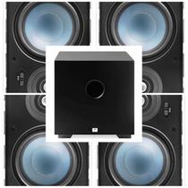 KIT HOME AAT 4.1 - 4 unid LR E100 + 1 sub Compact Cube 8