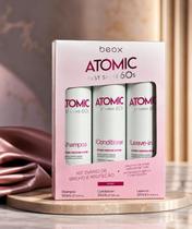 Kit Home Care Beox Atomic Fast Shine 60s Day By Day Shampoo, Condicionador e Leave in para Brilho e Maciez Instantânea Kit Home Care Beox Atomic Fast Shine 60s Day By Day Shampoo, Condicionador e Leave in para Brilho e Maciez Instantânea