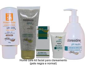 Kit Home Care Clareamento Facial Pele Negra Normal Bioexotic