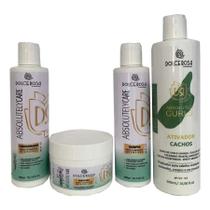 Kit Home Care Com Extrato De Bambu Com Ativador De Cachos Kit Home Care Com Extrato De Bambu Com Ativador De Cachos