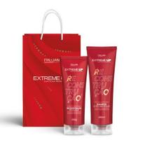 Kit Home Care Extreme UP Itallian 2pçs: Shampoo de Reconstrução 280ml + Reconstrução Profunda 250g