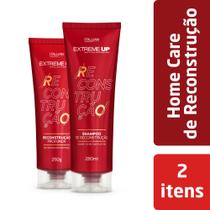 Kit Home Care Extreme Up Itallian Hairtech - Shampoo 280ml e Reconstrução 250g