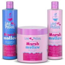 Kit home care marshmallow - shampoo + condicionador + máscara 500g