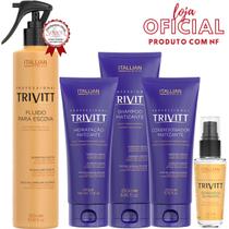 Kit Home Care Matizante Trivitt + Fluido Escova + Reparador Kit Home Care Matizante Trivitt + Fluido Escova + Reparador
