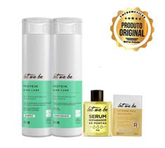 Kit Home Care Protein - Shampoo 240ml + Condicionador 240ml Let Me Be
