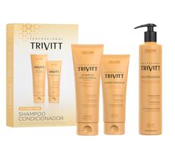 Kit Home Care Shampoo e Condicionador + Cauterização Trivitt