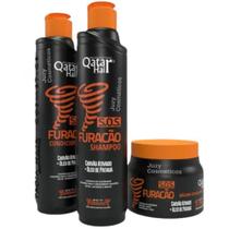 Kit Home Care SOS Furacão Qatar Hair 3 Passos