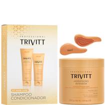 Kit Home Care Trivitt Shampoo e Condicionador, Hidratação Intensiva 500g e Leva 1 Escova Magica Kit Home Care Trivitt Shampoo e Condicionador, Hidratação Intensiva 500g e Leva 1 Escova Magica