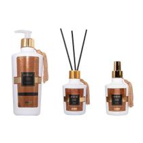 Kit Home Luxo - Vanilla Dreams (Difusor, Sabonete e Perfume de Ambientes) - Dorah Beauty Kit Home Luxo - Vanilla Dreams (Difusor, Sabonete e Perfume de Ambientes) - Dorah Beauty