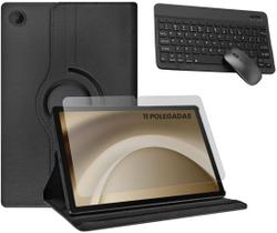 Kit Home Office Capa Smart Case compatível com Galaxy Tab S10 Fe S9 Fe S9 11 Pol Cor Preto Caneta e Teclado Preto Kit Home Office Capa Smart Case compatível com Galaxy Tab S10 Fe S9 Fe S9 11 Pol Cor Preto Caneta e Teclado Preto