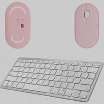 Kit Home Office Compativel Samsung Galaxy Tab S10 Lite / S10 FE / S9 FE 10,9 Polegadas Mouse Teclado Bluetooth