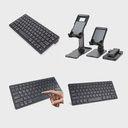 Kit Home Office Compativel Tablet Samsung Galaxy Tab S10 Lite / S10 FE / S9 FE 10,9 Polegadas Caneta Preto