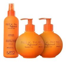 Kit home petit shampoo + condicionador + leave-in 200ml - kpro