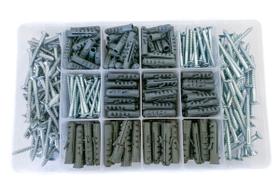 Kit Home Plus 400 Peças Parafusos E Buchas (6, 7, 8) E Caixa Kit Home Plus 400 Peças Parafusos E Buchas (6, 7, 8) E Caixa