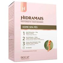 Kit Home Spa Pés Sais Relaxantes 75g + Gel Esfoliante 100g + Creme Ultra Hidratante 50g Hidramais - 1 Unidade