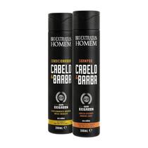 Kit Homem 1 Shampoo 300g 1 Condicionador 300g Bio Extratus Kit Homem 1 Shampoo 300g 1 Condicionador 300g Bio Extratus