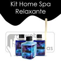 Kit HomeSpa Relaxante Espuma Sais de banho Aromatizador