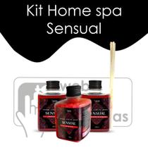 Kit HomeSpa - Sensual (Espuma/Sais de banho/Aromatizador) Kit HomeSpa - Sensual (Espuma/Sais de banho/Aromatizador)