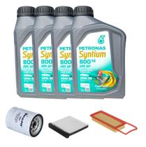Kit Honda Fit 1.4 4L de Óleo de Motor 10w30 Semissintético Filtro Ar / Óleo e Cabine de 2003 A 08