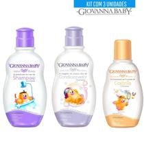 Kit Hora do Banho Giovanna Baby Shampoo Condicionador Colônia