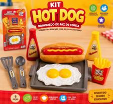 Kit Hot Dogueria Comidinhas De Brinquedo Cachorro Quente Kit Hot Dogueria Comidinhas De Brinquedo Cachorro Quente