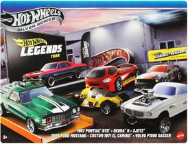 Kit Hot Wheels Legends Com 6 Veículos Mattel JBY78 Kit Hot Wheels Legends Com 6 Veículos Mattel JBY78