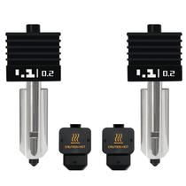 Kit Hotend HysiprUI H2D com 2 bicos de aço endurecido para impressora 3D