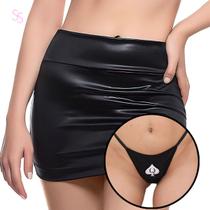 Kit Hotwife Mini Saia E Calcinha Dama De Espada Cuckold Renove Intimidade Com Muito Charme