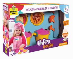 Kit House Jogo De Panelas Infantil Samba Toys