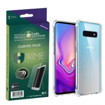 Kit HPrime Película Curves Pro 3 + Capa para Samsung Galaxy S10 6.1"