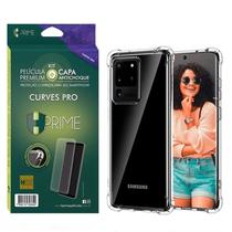 Kit HPrime Película Curves Pro 3 + Capa para Samsung Galaxy S20 Ultra 6.9