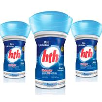 Kit Hth Três Unidades De Cloro Flutuador 830G