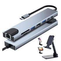 Kit Hub Usbc 81 Suporte Celular E Tablet Portátil
