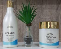 Kit Hydration Shampoo + Mascara Hidratação profunda 500 ml - km Life Cosmetics Kit Hydration Shampoo + Mascara Hidratação profunda 500 ml - km Life Cosmetics