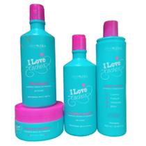 Kit I Love Cachos + Ativador de Cachos - 4 Produtos - GranKéra Profissional