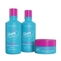 Kit I Love Cachos Keranza- 3 Itens