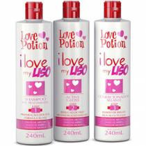 Kit i love my liso - love potion 3x240ml