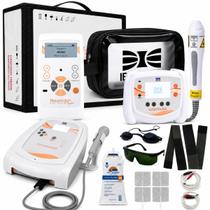Kit Ibramed Laserpulse Probe P5 Sonopulse III Neurodyn Portátil System Bolsa Transparente para Transporte