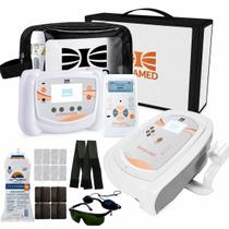 Kit Ibramed Laserpulse Sonopulse III Neurodyn Fisioterapia Portátil Bolsa Transparente