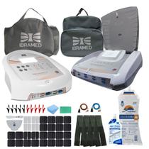 Kit Ibramed Neurodyn II TENS FES Russa 4 Canais Sonopulse II Ultrassom 1e 3MHz 9 Correntes