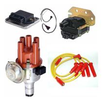 Kit Ignição Eletrônica Kombi Fusca Kombi Brasília Com Cabo Amarelo