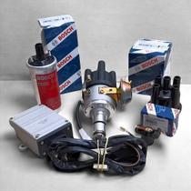 Kit Ignição Eletronica Vw Fusca Completo Tampa E Rotor Bosch